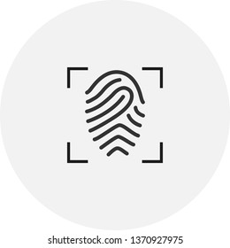 Finger print Icon