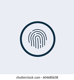 Finger print icon 