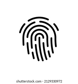 Design-Vorlage für Fingerabdruck-Symbole