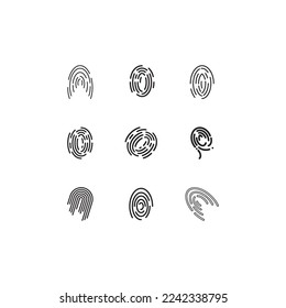 Finger Print Logo and Symbol Images