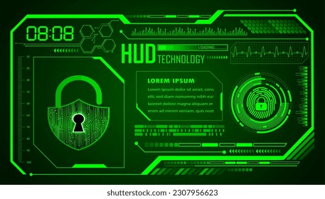 Fondo de ciberseguridad de la red de impresión de dedos.