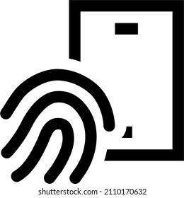 inicio de sesión de seguridad de impresión de dedos