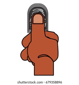 Finger print symbol