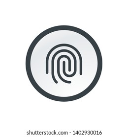 Finger Print - Vector App Icon