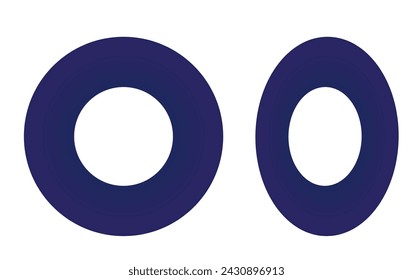 Finger resistance band. vector illustration