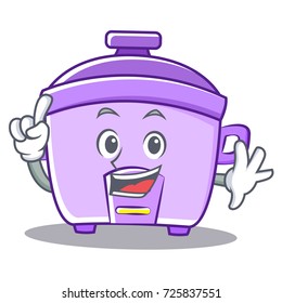 Finger rice cooker character cartoon