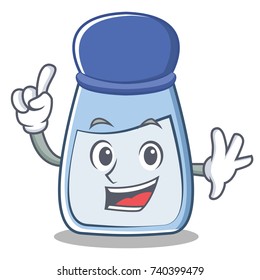 Finger salt character cartoon style