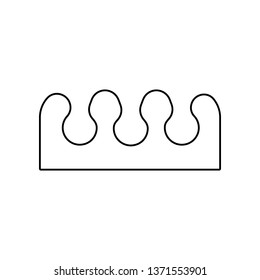 finger separator icon. Element of Beauty salon for mobile concept and web apps icon. Outline, thin line icon for website design and development, app development