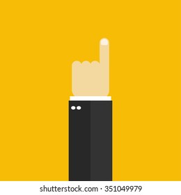 Finger shows up
