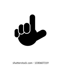 finger sign icon template