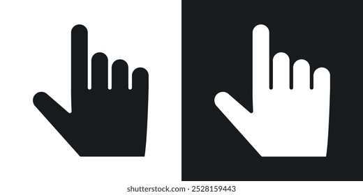 Finger solid vector icon pack