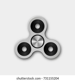finger spinner toy icon hand spinner vector