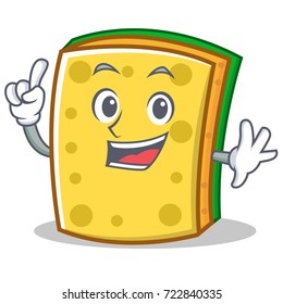 Finger sponge cartoon character funny