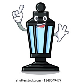 Finger street lamp mascot cartoon