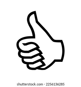 finger style flat vector icon for apps and business