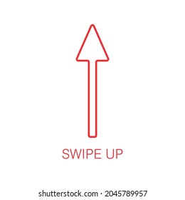 Finger swipe icon illustration isolated vector sign symbol