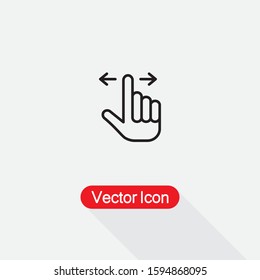 Finger Swipe Icon Vector Illustration Eps10