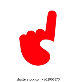 Finger Symbol Icon 1 One