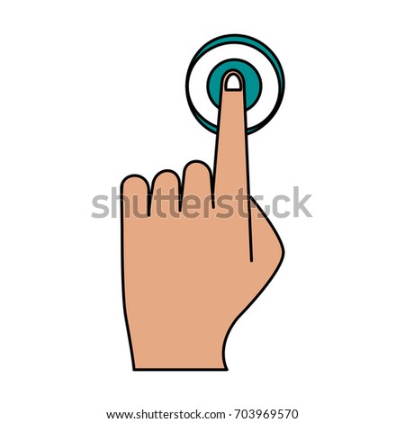 finger tapping icon image 