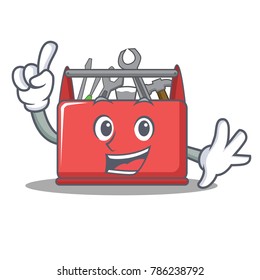 Finger tool box character cartoon