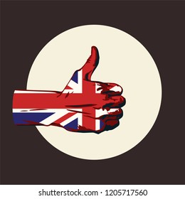 finger to the top britain