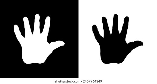 Ícono táctil de dedo. Icono negro. Hacer clic. Dedo. Gesto Con El Dedo
