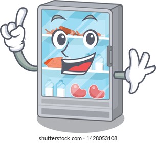 Finger toy refrigerator in on cartoon shape