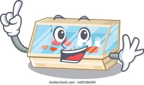 Finger trade counter in the a cartoon