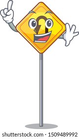 Finger u turn sign isolated the character