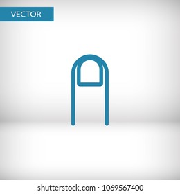 Finger vector icon, hand icon