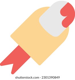 ilustración del vector dedo en un fondo transparente. Símbolos de calidad superior. Iconos vectoriales de color de línea para el concepto y el diseño gráfico.