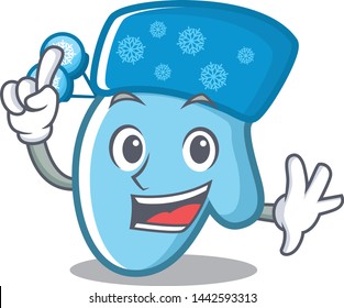 Finger winter gloves in the cartoon shape