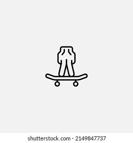 Fingerboard icon sign vector,Symbol, logo illustration for web and mobile