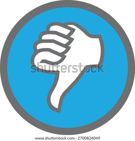 Fingering logo design. Bad icon design. Ok icon vector