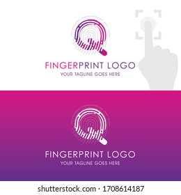 Fingerprint Alphabet Letter Q Logo
