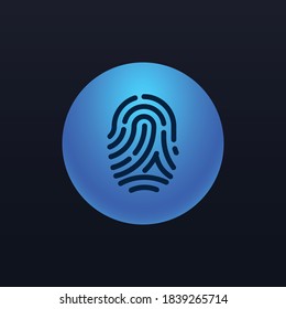 Fingerprint - App Icon Button