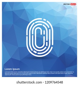 Fingerprint App icon - Free vector icon