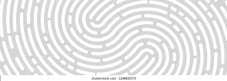 fingerprint background, print, banner identification. Vector illustration