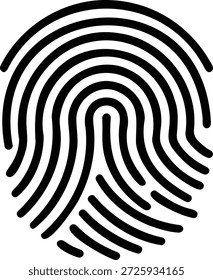Patrón de escaneo biométrico de huellas dactilares para verificación de identidad y concepto de seguridad de privacidad digital