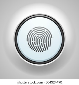 Fingerprint Button illustration