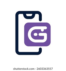fingerprint dual tone icon. Sleek and modern vector icon for websites, mobile apps, marketing materials, and corporate design. Fully scalable and ready to use.
