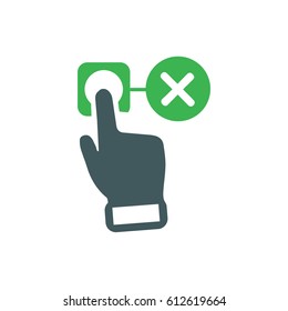 fingerprint failed icon