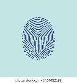 Fingerprint free pro vector finger 