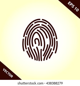 fingerprint icon