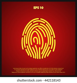 fingerprint icon