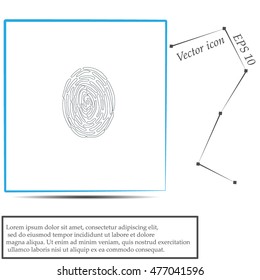 Fingerprint icon