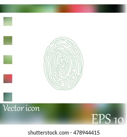 Fingerprint icon