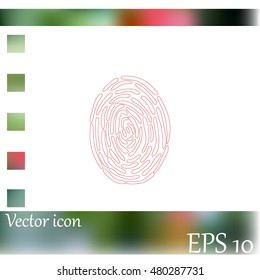 Fingerprint icon