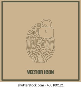 Fingerprint icon