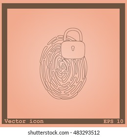 Fingerprint icon